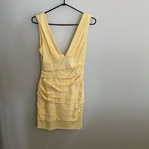 Le Chateau yellow dress